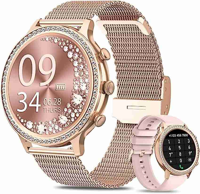 Smart watch on sale with diamonds