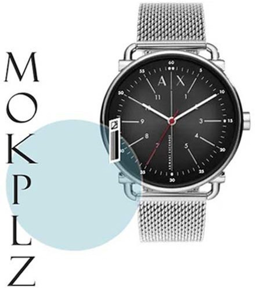 MOKPLZ Screen Guard for ARMANI EXCHANGE ROUND ANALOG BLACK WATCH MOKPLZ Flipkart