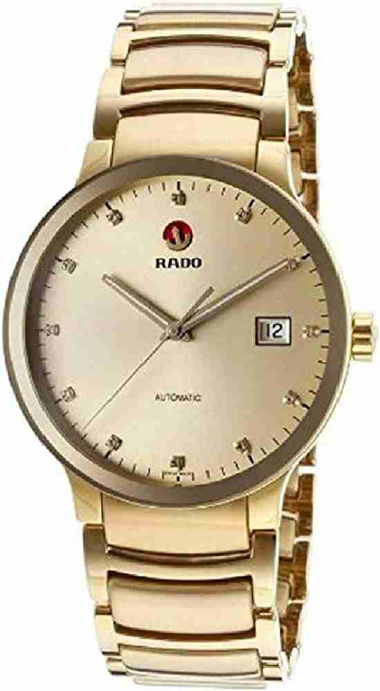 goldentomb Screen Guard for Rado Centrix R30279703 Case Gold Tone