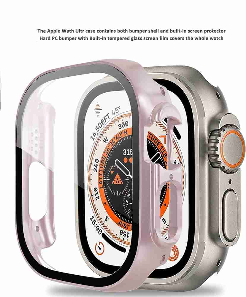 RUPELIK Screen Guard for Smart watch for iWatch 49mm Case Of Watch Series 8 Ultra With Bumper Case Cover RUPELIK Flipkart