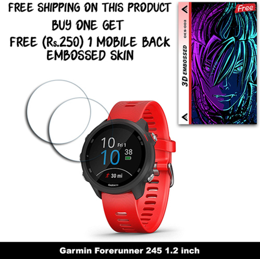 ARBAN Screen Guard for Garmin Forerunner 245 1.2 inch WITH FREE