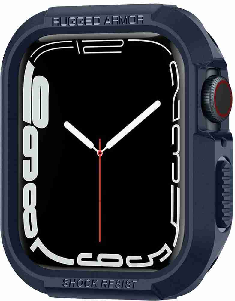 Spigen Rugged Armor Bumper Case for Apple Watch Series 8 7 45mm SE2 6 SE 5 4 44mm Spigen Flipkart