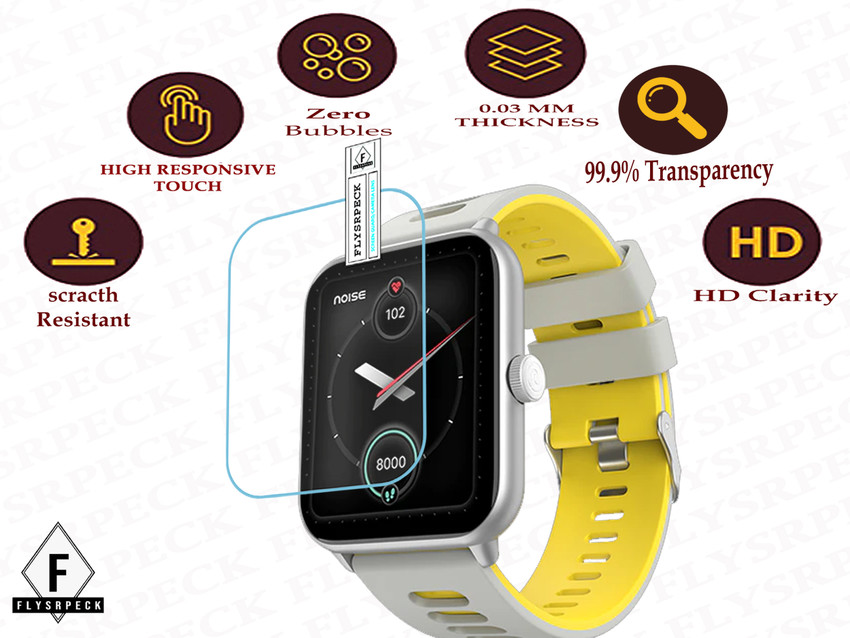 FLYSRPECK Screen Guard for NOISE HRX Sprint Smart Watch