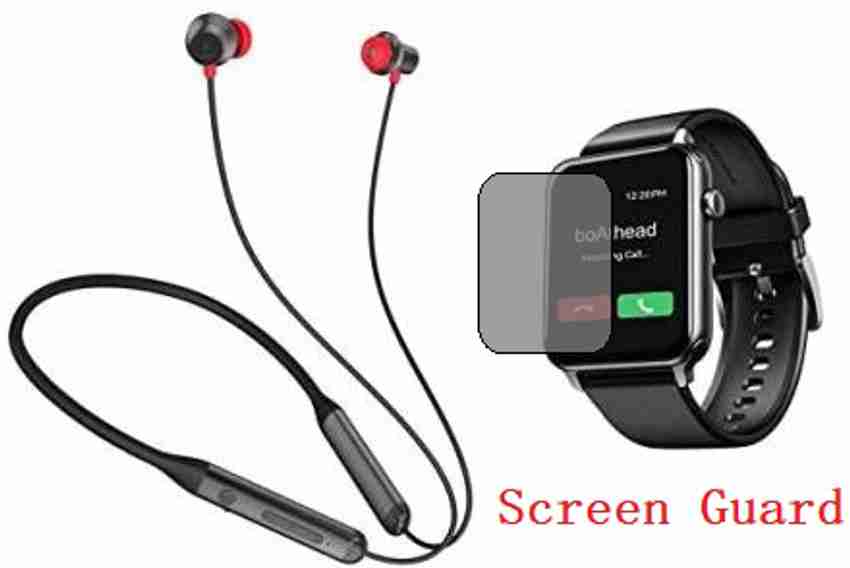 BluegetEnterprises Screen Guard for boAt Rockerz 330ANC Bluetooth
