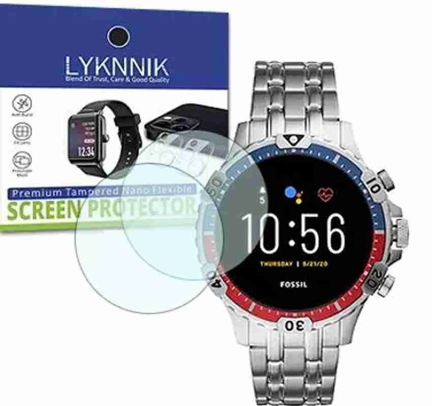 LYKNNIK Screen Guard for Fossil Garret HR FTW 4040 Smartwatch