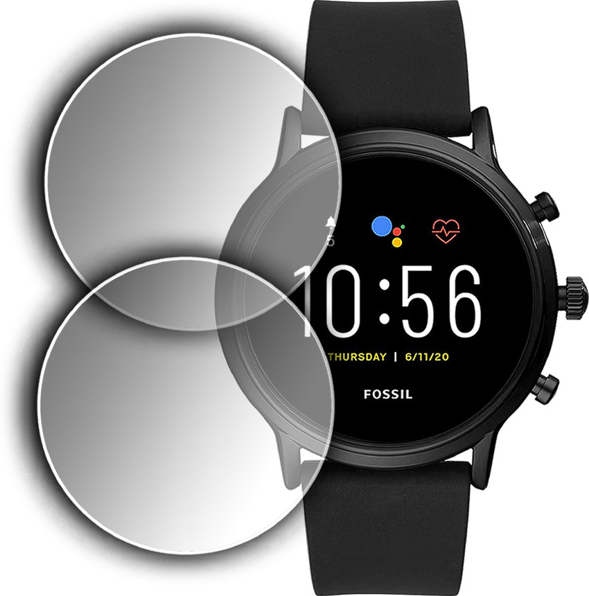 Fossil smartwatch black 2025 screen