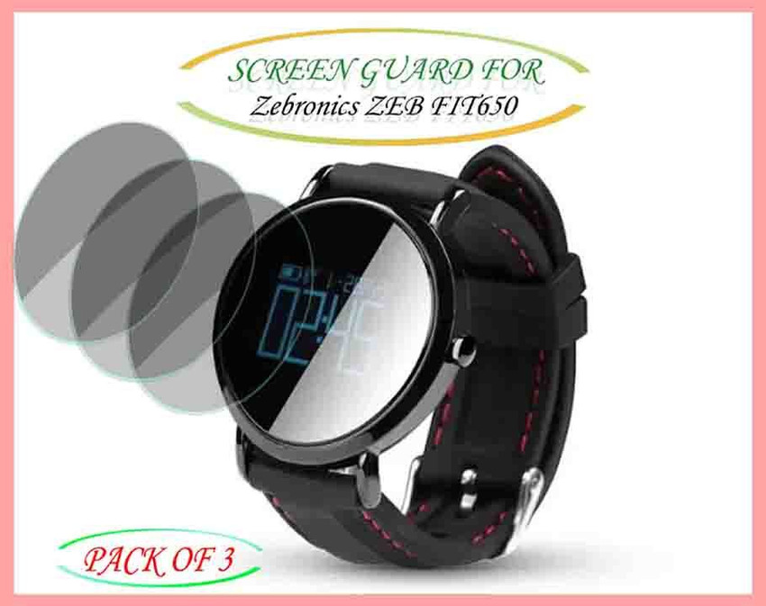 slwax Screen Guard for Zebronics ZEB FIT650 Smartwatch slwax