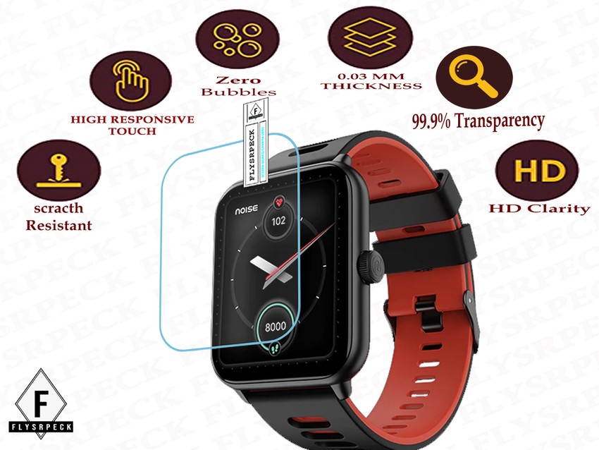 FLYSRPECK Screen Guard for NOISE HRX Sprint Smart Watch
