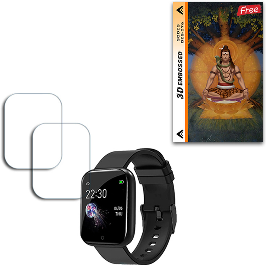 ARBAN Screen Guard for ID116 Smart Watch 1.44 inch FREE 250 RUPEES 1 3D EMBOSSED FOR MOBILE BACK W2GS076 ARBAN Flipkart