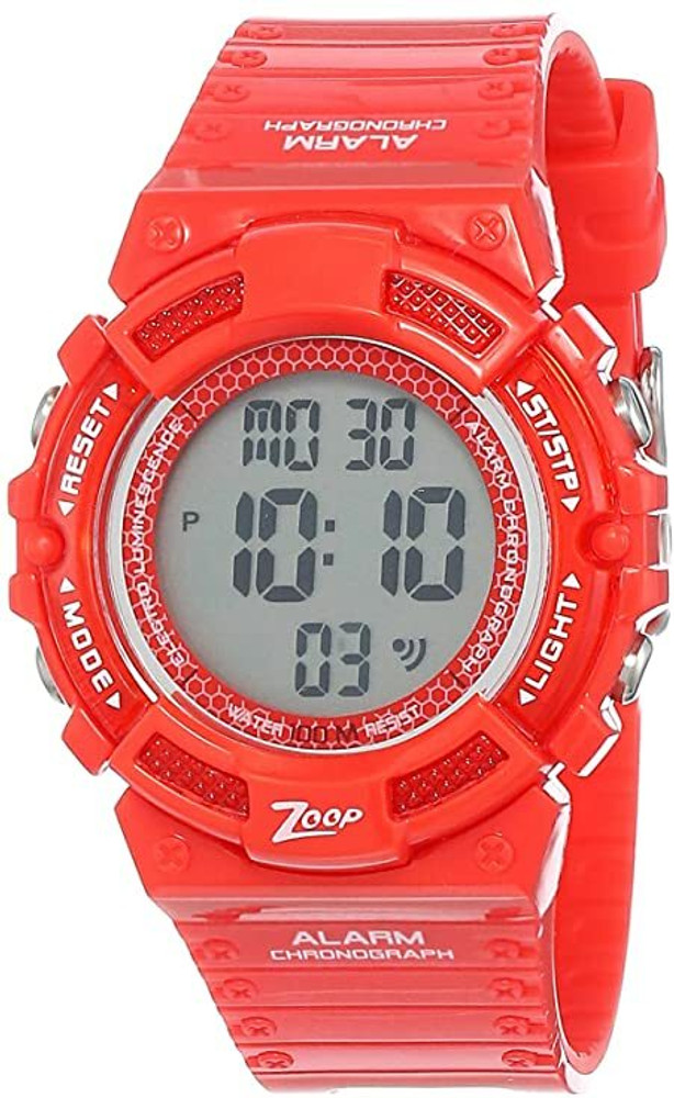 Zoop digital grey dial children's watch clearance