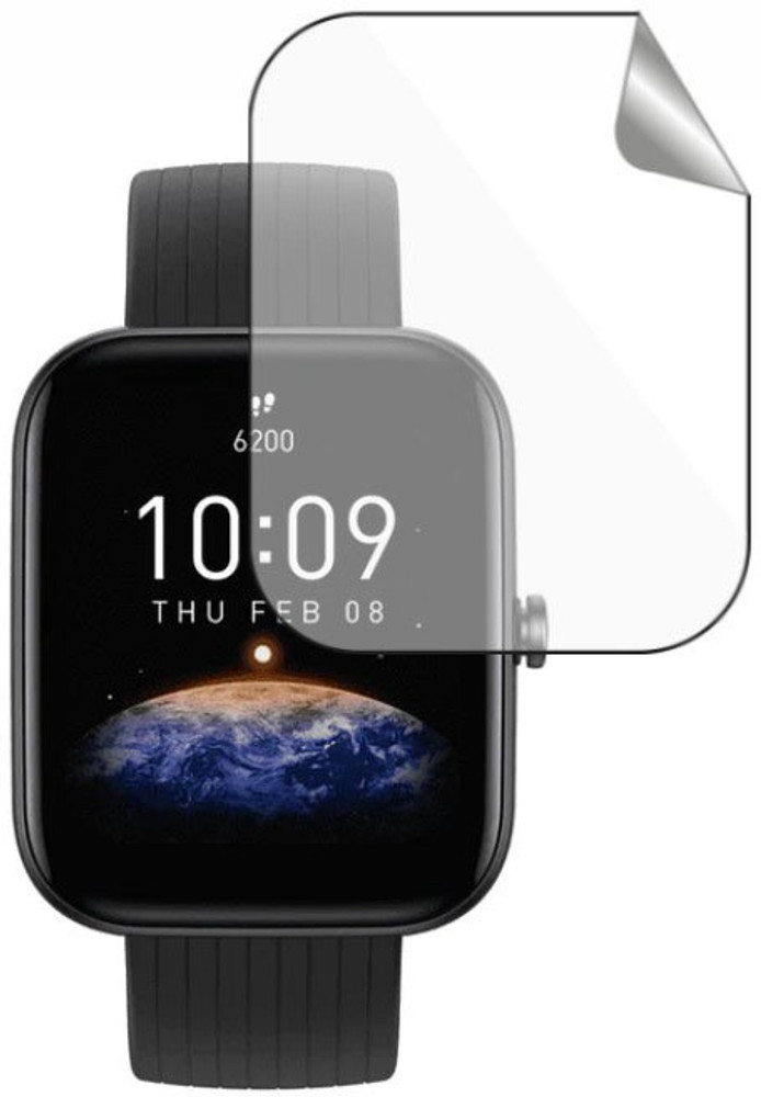 Scratchgard Screen Guard for Amazfit Bip 3 Smartwatch