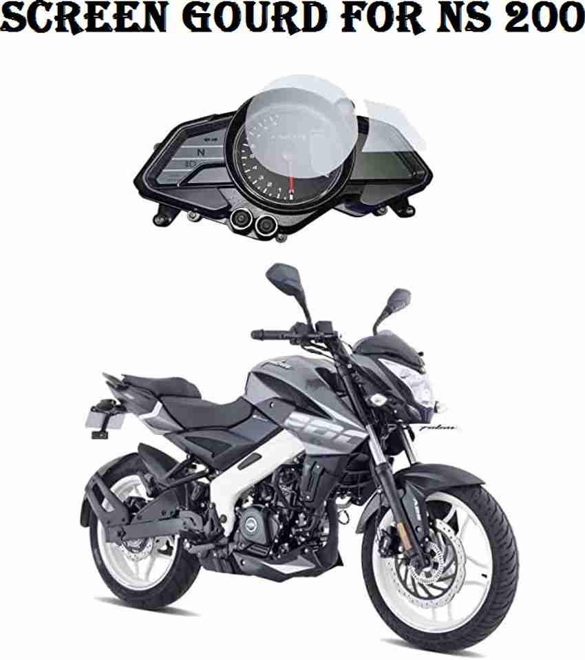 SRPHERE Screen Guard for Tempered Glass Guard for Pulsar NS 200 RS 200 Bike SRPHERE Flipkart