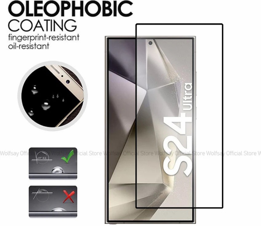 For Samsung Galaxy S24 Ultra 5G MOFI 9H 3D Hot Bending Tempered Glass  Film(Black)