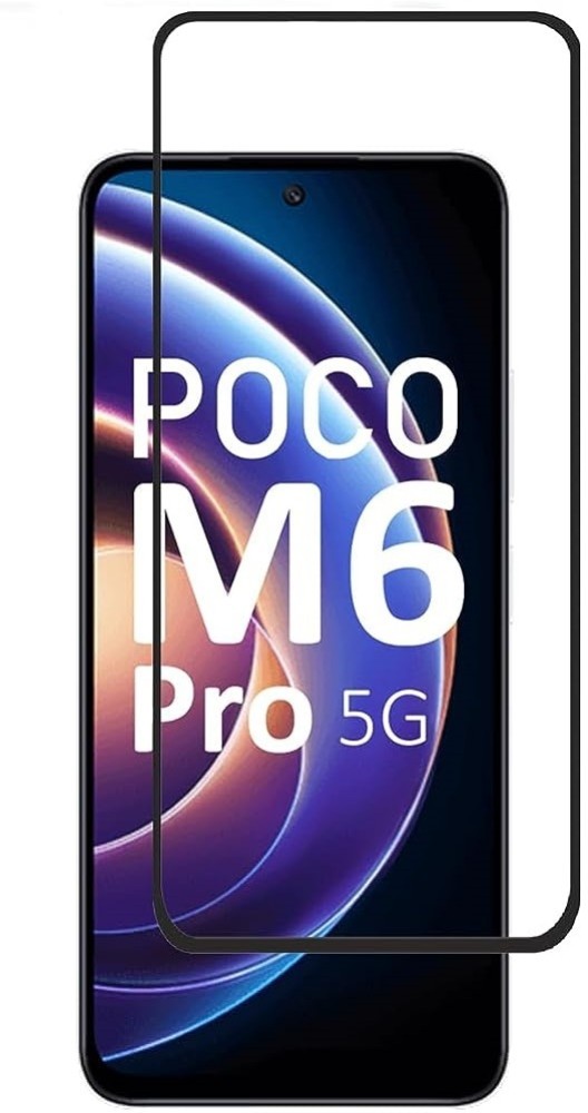 GDBUY Tempered Glass Guard for POCO M6 Pro 5G, POCO M6