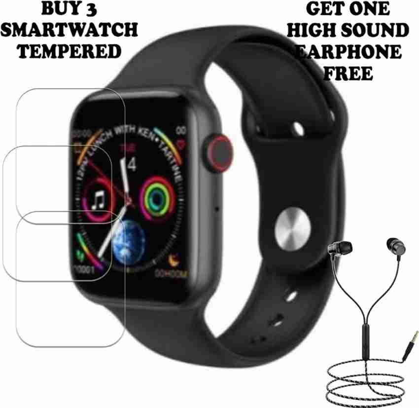 ARBAN Tempered Glass Guard for GUGGU CCZ 321C W34 Plus Seres 6 Smartwatch PACK 3 BUY AND GET ONE EARPHONE FREE ARBAN Flipkart