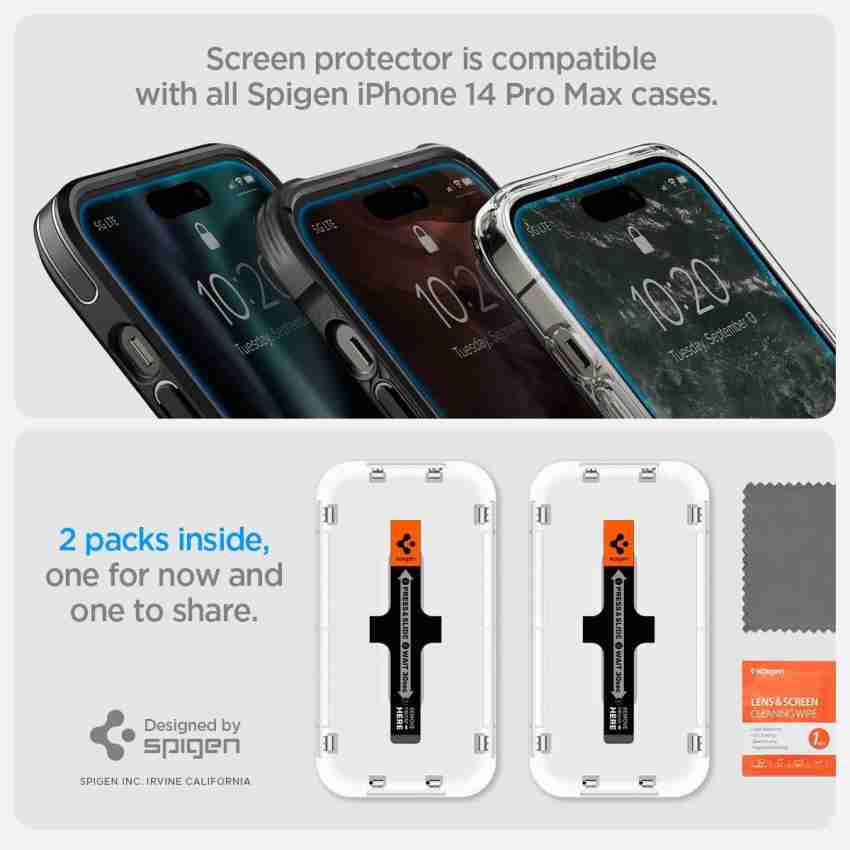 Spigen Tempered Glass Guard for Apple iPhone 14 Pro Max - Spigen