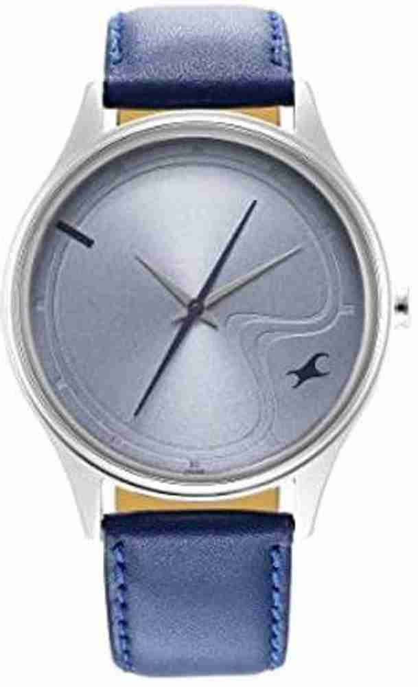 Fastrack analog blue outlet dial men's watch