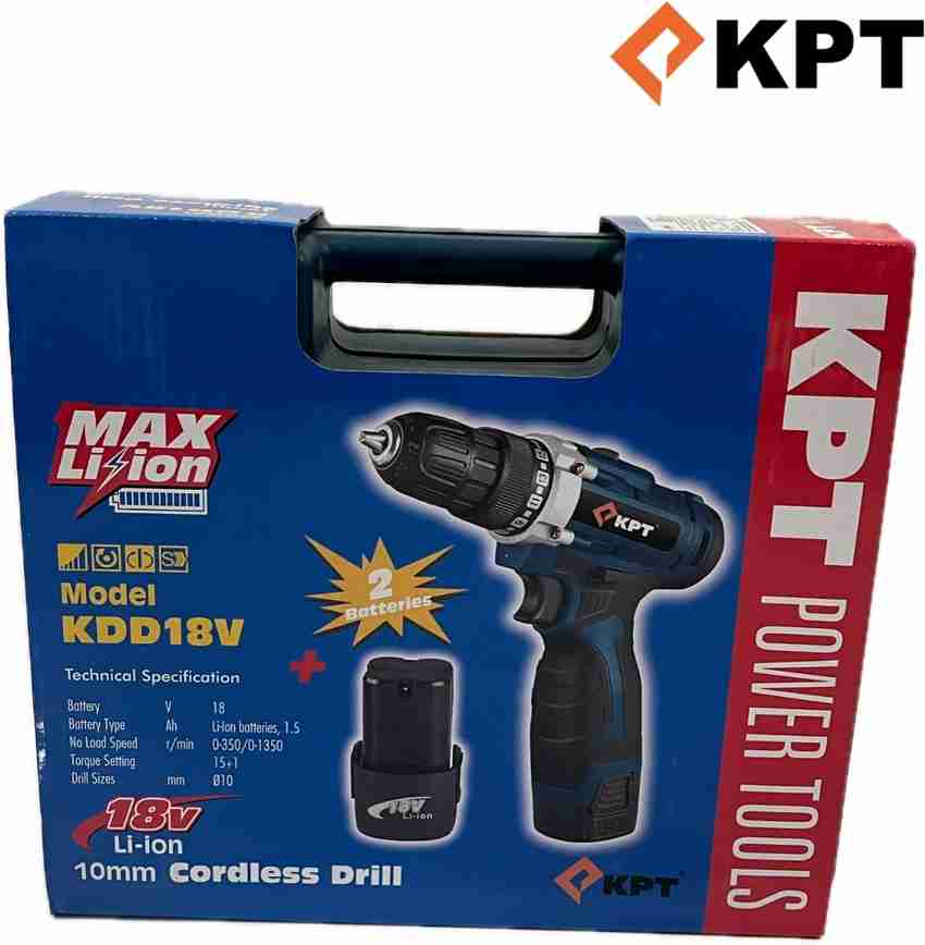 KPT KDD 18V MAX LITHIUM ION BATTERY SCREWDRIVER 15 1 TORQUE SETTING HEAVY DUTY Drywall Screw Gun Price in India Buy KPT KDD 18V MAX LITHIUM ION BATTERY SCREWDRIVER 15 1 TORQUE SETTING HEAVY DUTY Drywa...