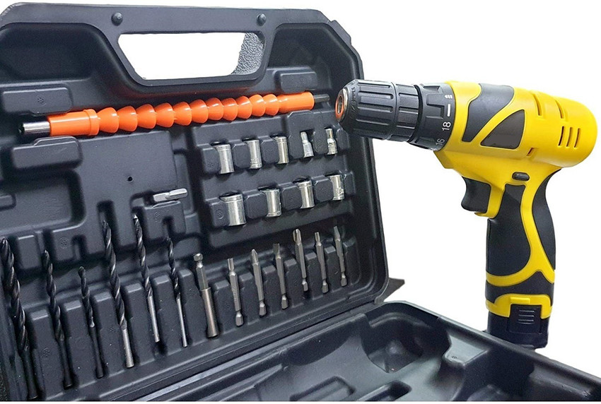 XDLB home tool kit Cordless Drill with 24 accessories 12v drill screw gun 10 mm 12v 1350Rpm Multicolor Collated Screw Gun Price in India Buy XDLB home tool kit Cordless
