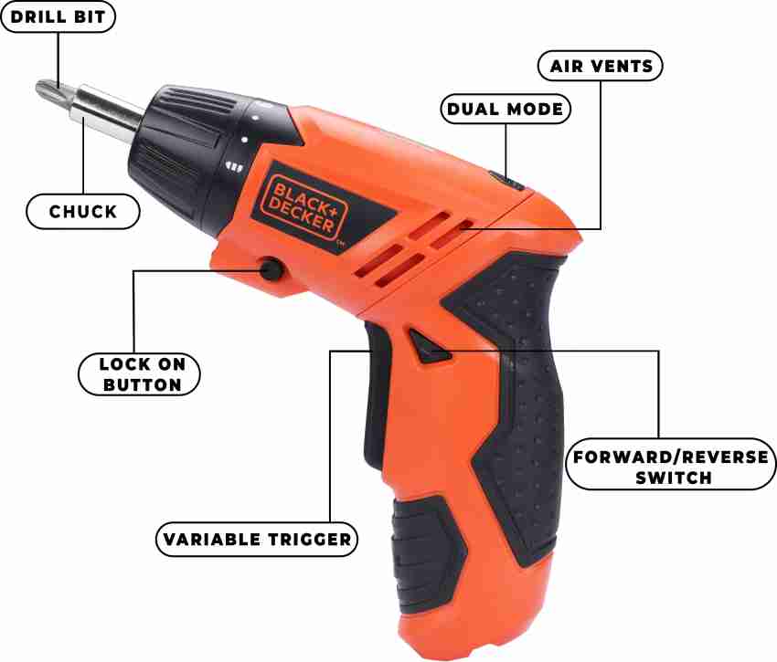 Black and decker screwdriver 2024 drill bit set