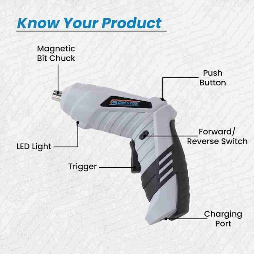 CHESTON Electric Screwdriver Set Magnetic Sturdy Compact Kit for Fixing Electronics Combination Screwdriver Set Price in India Buy CHESTON Electric Screwdriver Set Magnetic Sturdy Compact Kit for