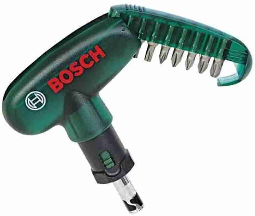 BOSCH Ratchet Pocket Screw Driver with 9 Screwdriver Bits Ratchet Screwdriver Set Price in India Buy BOSCH Ratchet Pocket Screw Driver with 9 Screwdriver Bits Ratchet Screwdriver Set online at Flipkar...