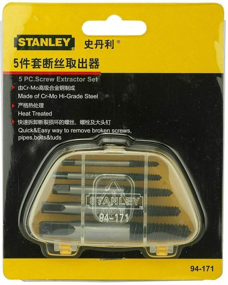 STANLEY EXTRACTORS SET Standard Screwdriver Set Price in India - Buy  STANLEY EXTRACTORS SET Standard Screwdriver Set online at