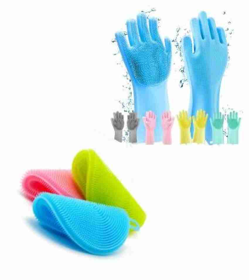 Silicone Dishwashing Scrubber (5 pcs Set)