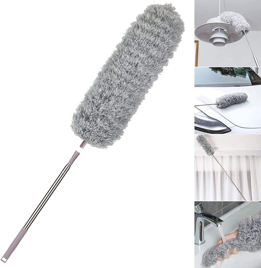 ravido 100 Inches Long Adjustable Microfiber Feather Duster Telescopic  Extension Pole Wet and Dry Duster Price in India - Buy ravido 100 Inches  Long Adjustable Microfiber Feather Duster Telescopic Extension Pole Wet