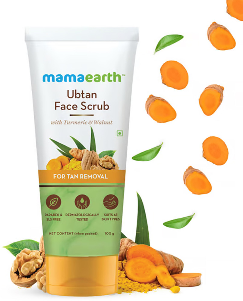 Mamaearth Ubtan Face Wash With Turmeric Saffron For Tan, 59 OFF