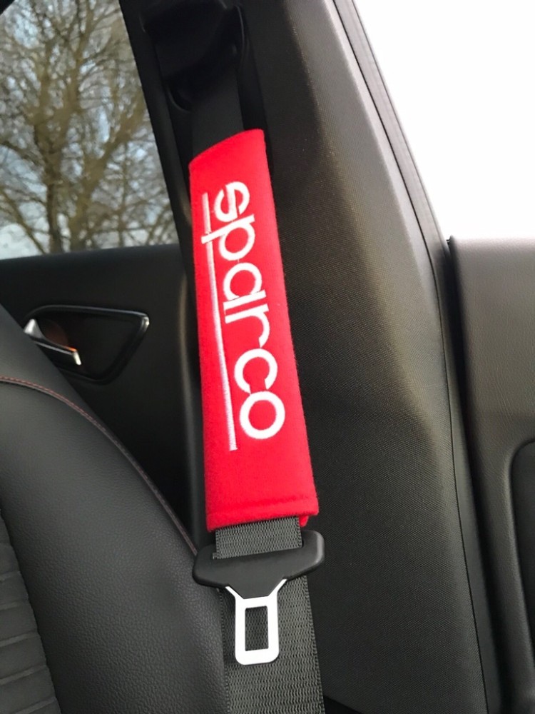 Black Polyester Sparco Style Seat Belt Shoulder Pad, For Car, Packaging  Type: Packet at Rs 350/piece in Chennai