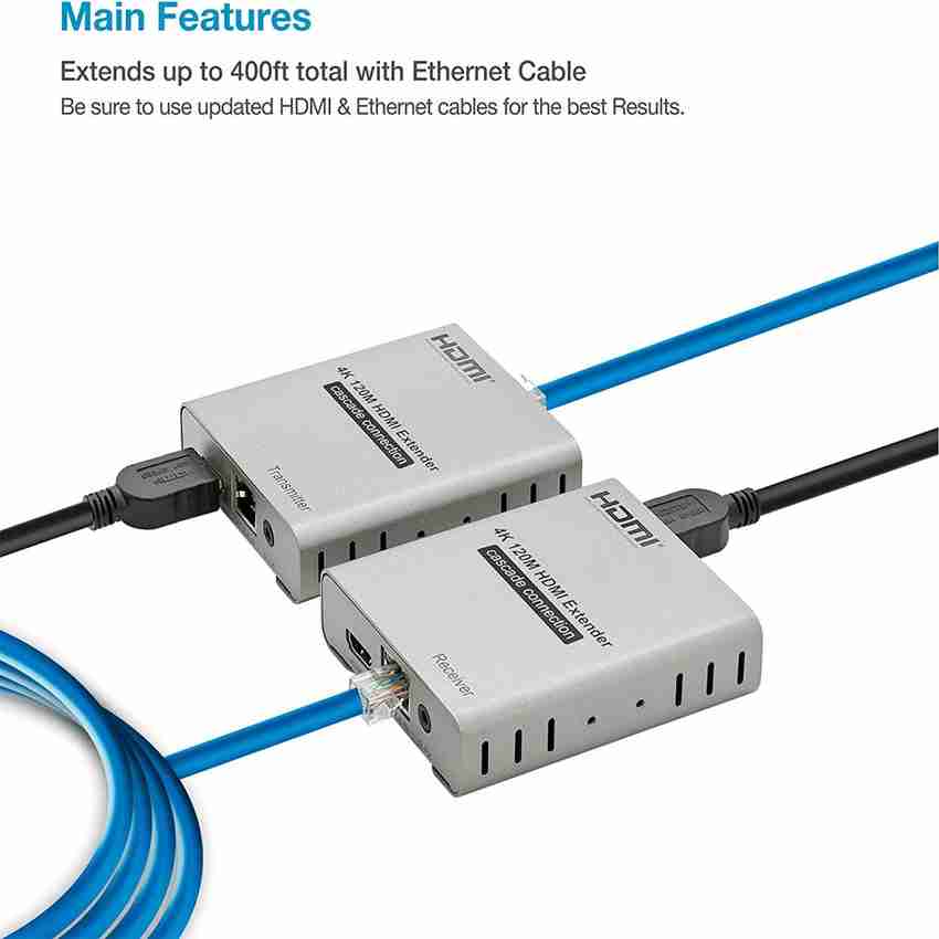 All mobile solution 4K 120M HDMI Extender Cascade Connection RJ45