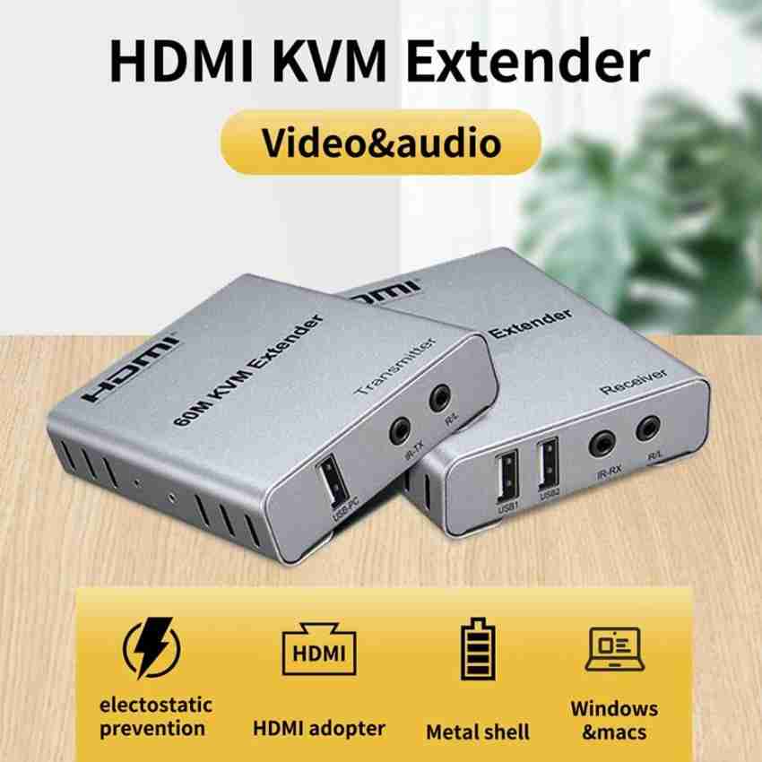 Extensor Hdmi A Hdmi 1080p Cable Utp Cat5/6 20 Metros