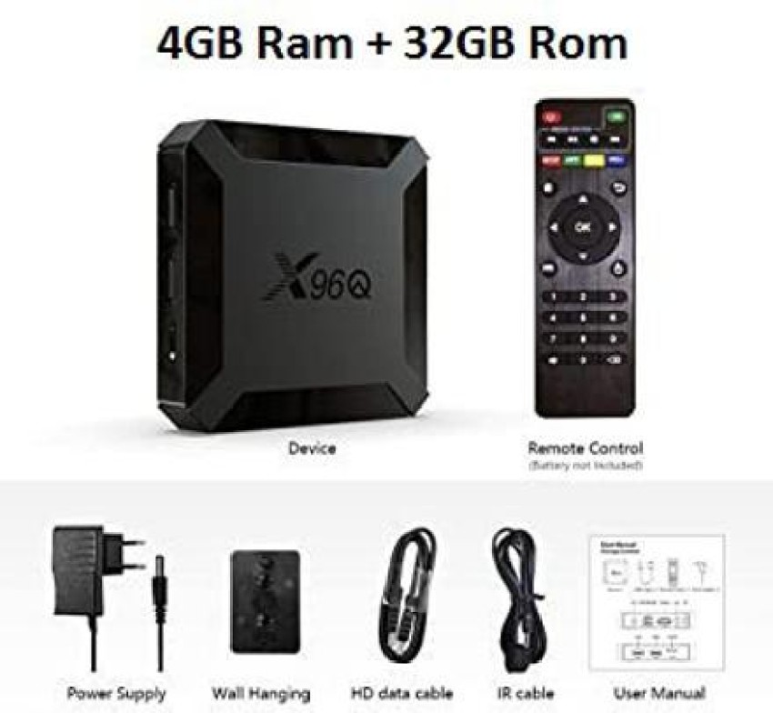  BL Android TV Box 2023 Android 10.0 TV Box 4GB RAM