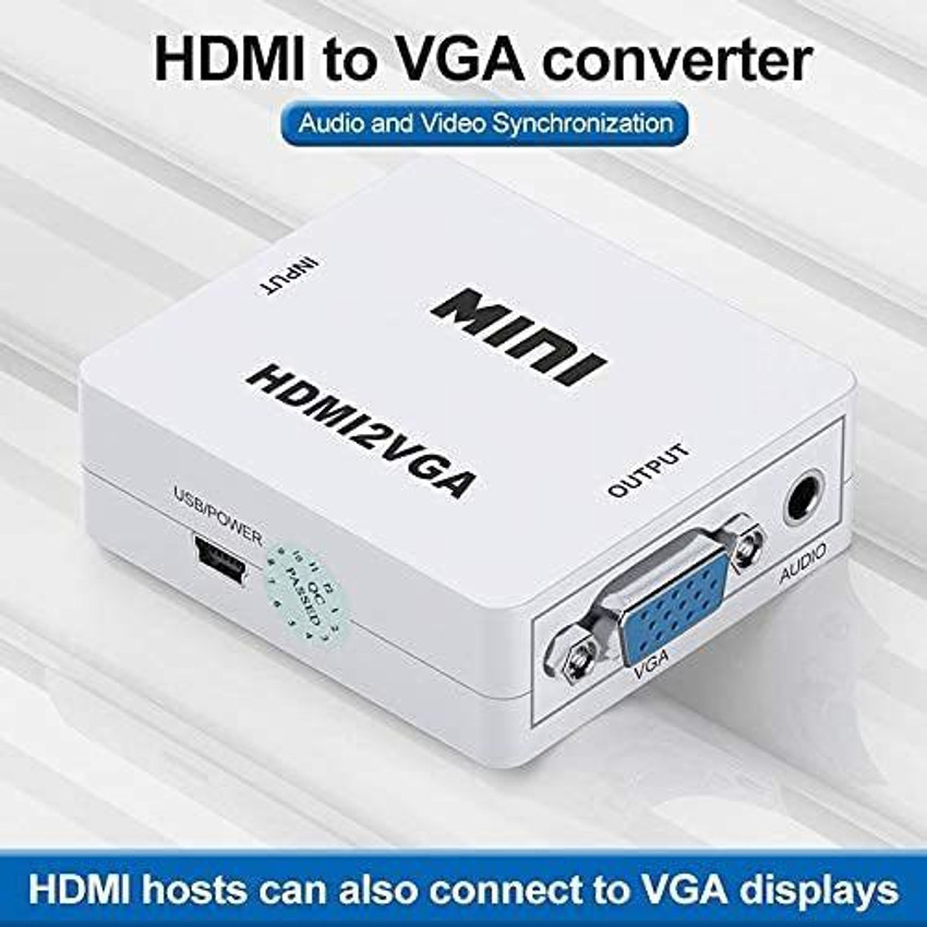 Mini VGA a HDMI Converter - TG Computer - Computadoras, Laptops,  Impresoras, Televisores Smart TV