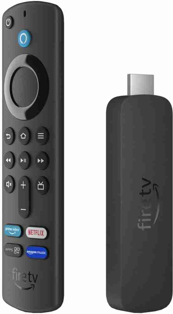 Firetv Stick 4K streaming device, supports Wi-Fi 6, HDR10+ Media Streaming  Device - Firetv : Flipkart.com