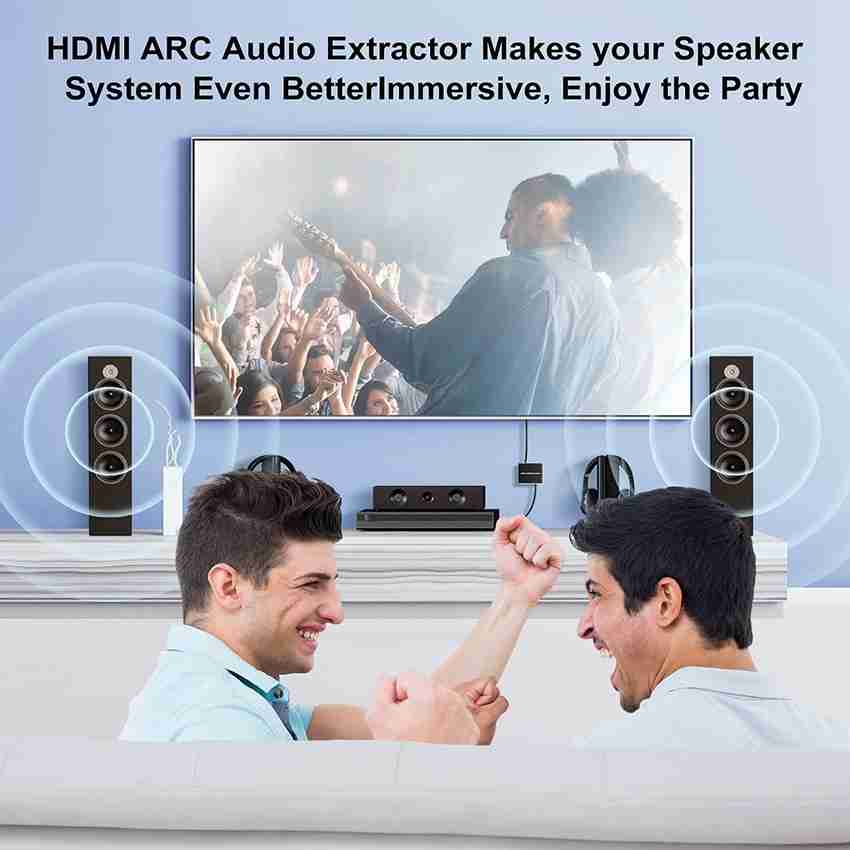 Hdmi arc bluetooth transmitter for 2025 tv