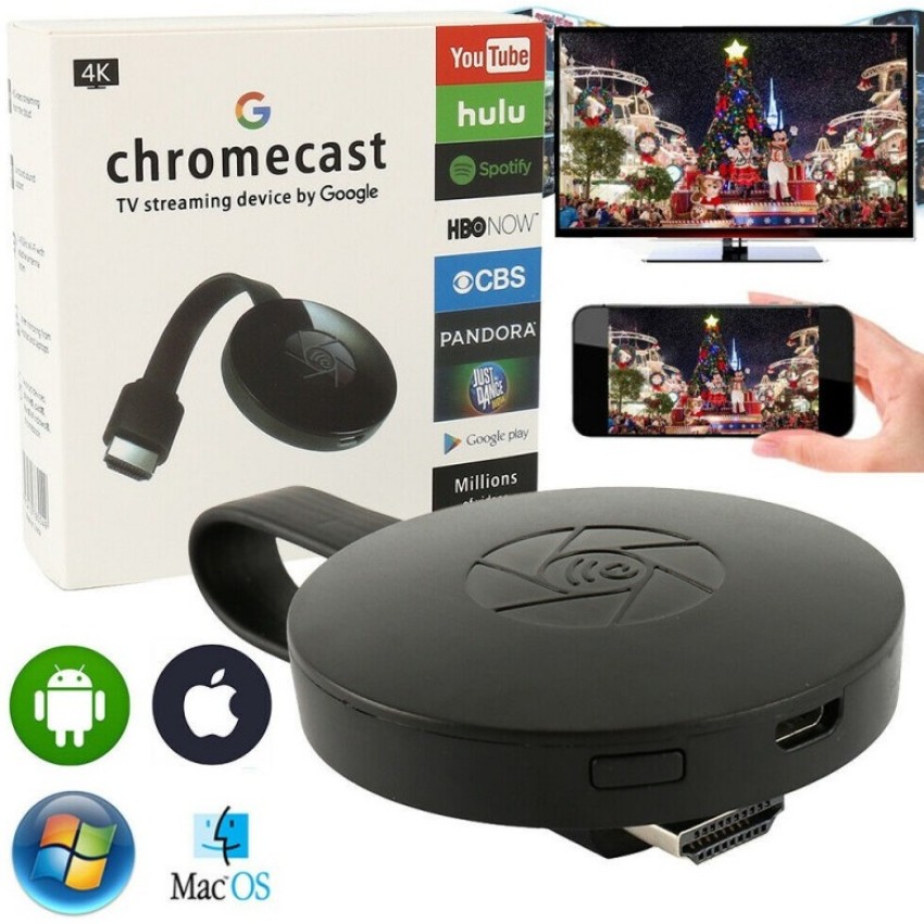 GOOGLE CHROMECAST with Google TV Full HD Media Streaming HDMI Latest  Version 4