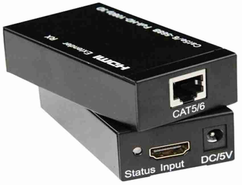 Unbranded LAN TO HDMI CONVERTER 60MTR HDMI EXTENDER Media