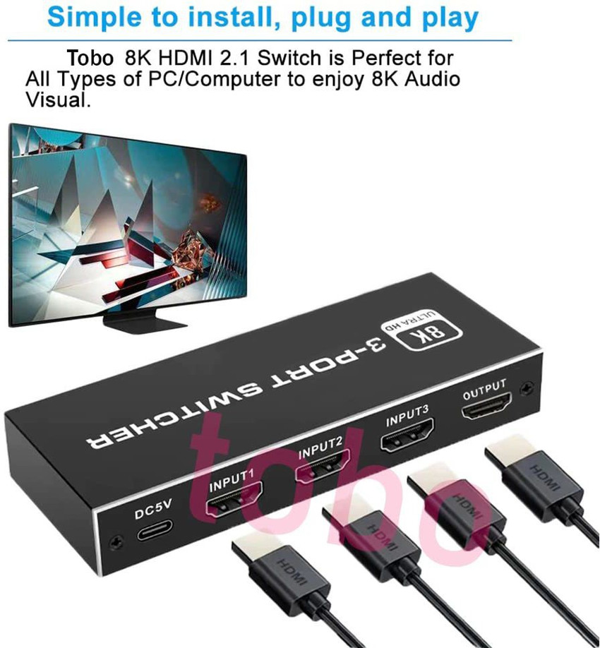 Hdmi switch on sale 2.1