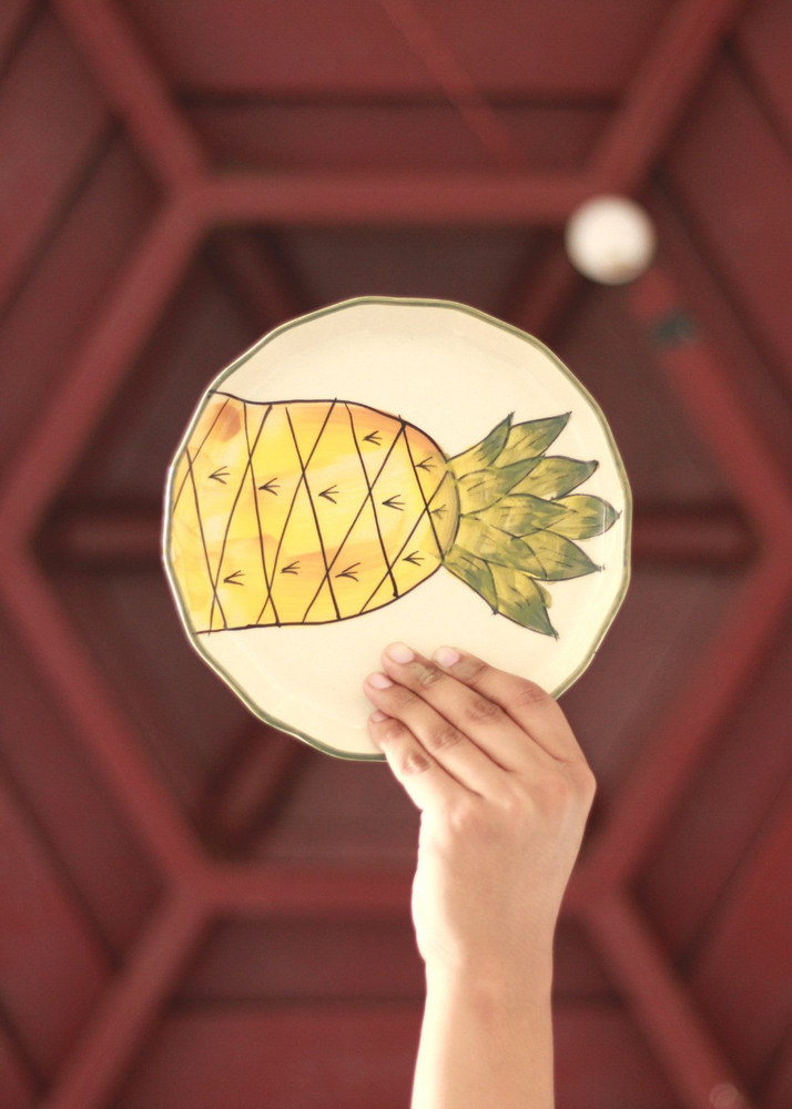 Pineapple plate set store