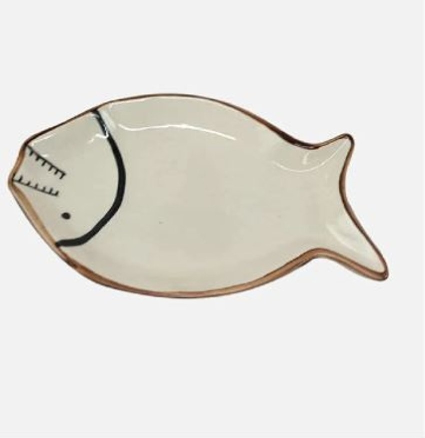 Classydesigners Handcrafted Ceramic Fish-Shaped Glazed Serving Platter  Plate, Dish, Tray Serving Set Price in India - Buy Classydesigners  Handcrafted Ceramic Fish-Shaped Glazed Serving Platter Plate, Dish, Tray  Serving Set online at