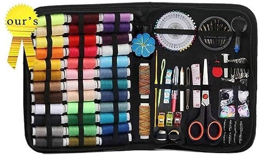 TREXEE 183 Pcs Portable Sewing kit Box Sewing Supplies Accessories