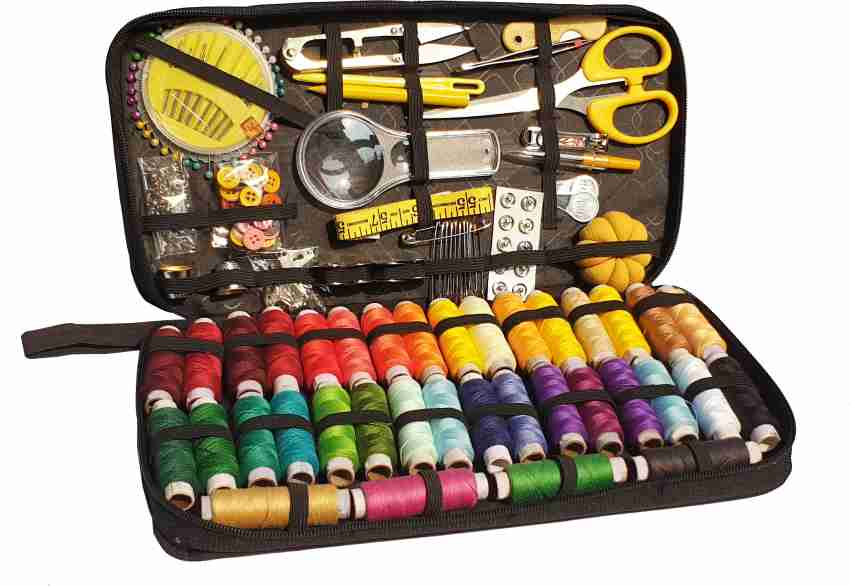 CHILLAXPLUS 217 pcs Sewing kit box, Sui dhaga box, Stitching Kit, Thread  Box Set for Home Sewing Kit Price in India - Buy CHILLAXPLUS 217 pcs Sewing  kit box, Sui dhaga box