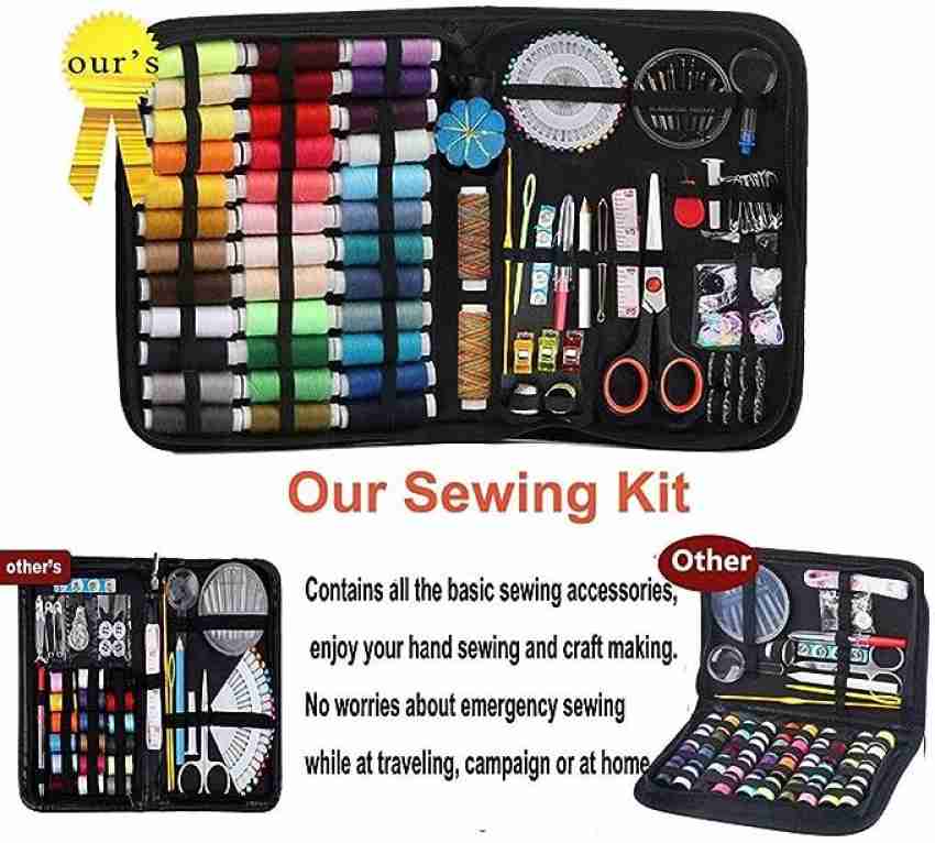 CHILLAXPLUS 82 pcs Sewing kit box, Sui dhaga box, Stitching Kit, Thread Box  Set for Home Sewing Kit Price in India - Buy CHILLAXPLUS 82 pcs Sewing kit  box, Sui dhaga box