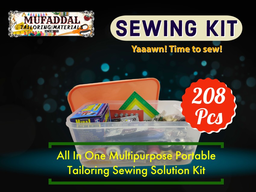 CHILLAXPLUS 217 pcs Sewing kit box, Sui dhaga box, Stitching Kit, Thread  Box Set for Home Sewing Kit Price in India - Buy CHILLAXPLUS 217 pcs Sewing  kit box, Sui dhaga box