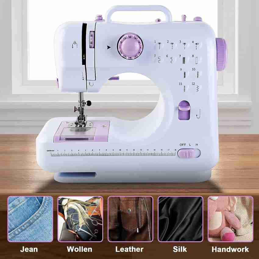 Advanced Crafting Sewing Machine, 12 Built-In Stitches Lavender Purple  UFR-505 - The Home Depot