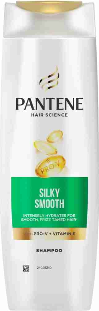 Pantene Hair Science Silky Smooth Shampoo 650ml with Pro-Vitamins & Vitamin  E for hydrated, frizz free hair,for all hair types, shampoo for women 