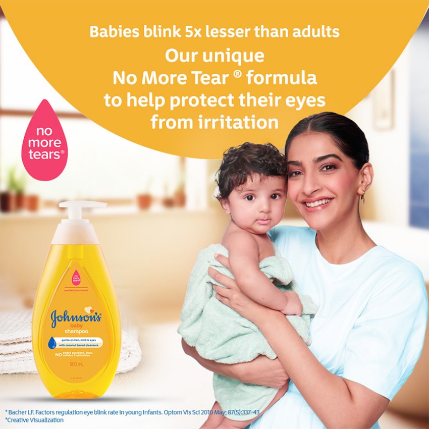 Johnson and johnson fashion no more tears shampoo