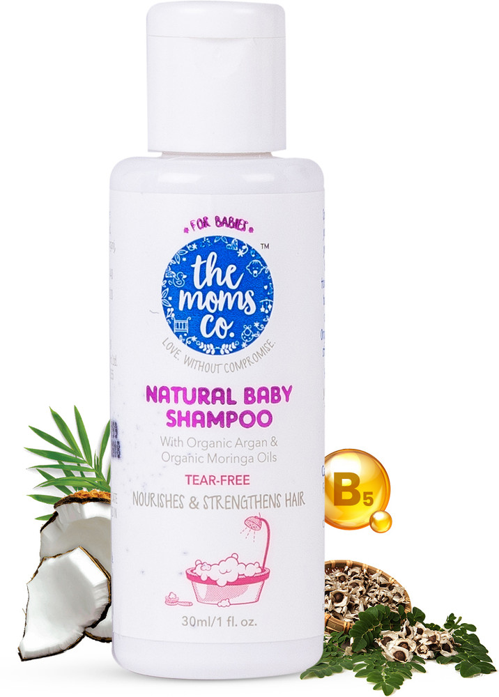 The Moms Co. Natural Baby Shampoo with Argan Moringa Oil Pro